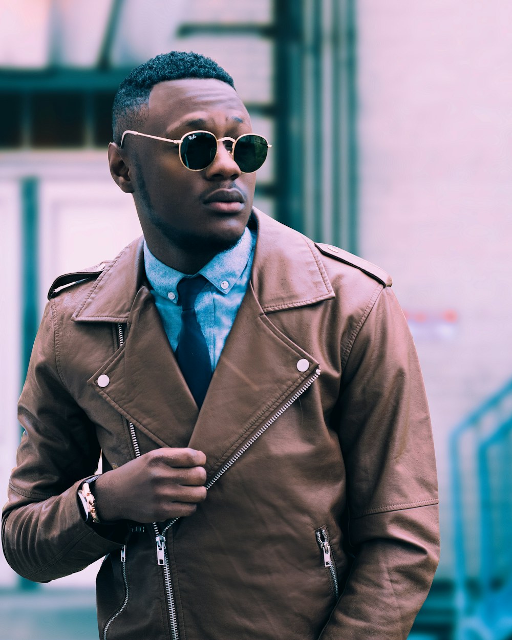 Portrait editorial fashion urban
